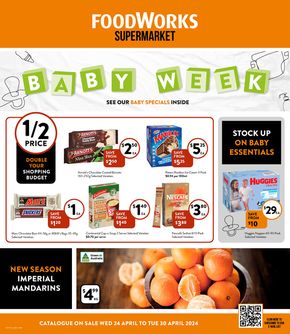 Groceries offers in Caroline Springs VIC | Picks Of The Week in Foodworks | 24/04/2024 - 30/04/2024