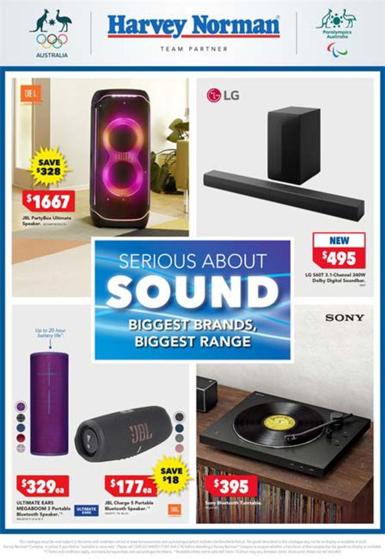 Harvey Norman catalogue in Ballina NSW | AV Serious About Sound | 18/04/2024 - 30/04/2024