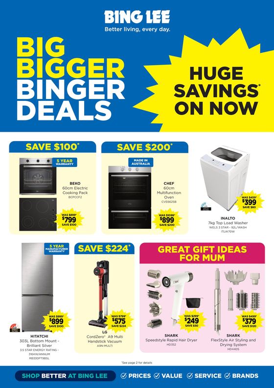 Bing Lee catalogue in Taree NSW | Binger Deals | 19/04/2024 - 21/04/2024