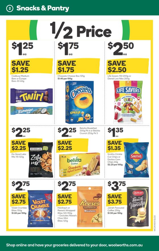 Woolworths catalogue in Hastings Point NSW | Weekly Specials - 24/04 | 24/04/2024 - 30/04/2024