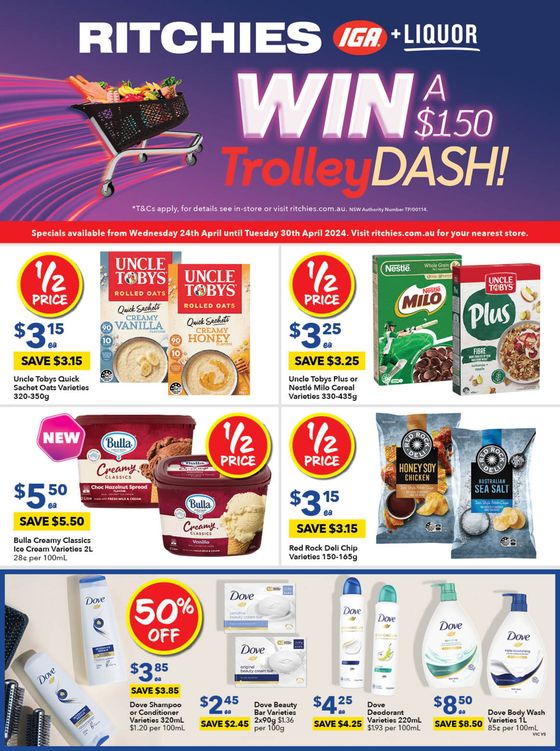 Ritchies catalogue in Sale VIC | Ritchies 24/04 | 24/04/2024 - 30/04/2024