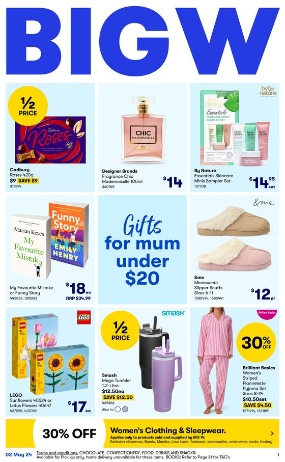 BIG W catalogue in Hobart TAS | Mother’s Day 02/05 | 02/05/2024 - 15/05/2024