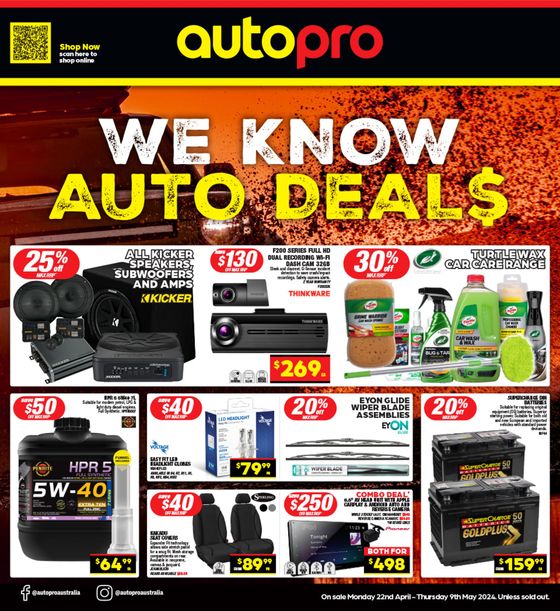 Autopro catalogue in Perth WA | We Know Auto Deals | 22/04/2024 - 09/05/2024