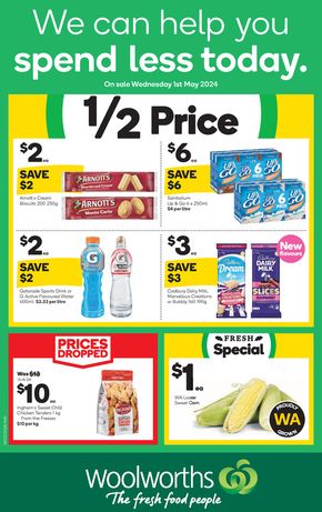 Groceries offers in Kambalda WA | Weekly Specials - 01/05 in Woolworths | 01/05/2024 - 07/05/2024
