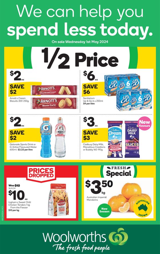 Woolworths catalogue in Pakenham VIC | Weekly Specials - 01/05 | 01/05/2024 - 07/05/2024