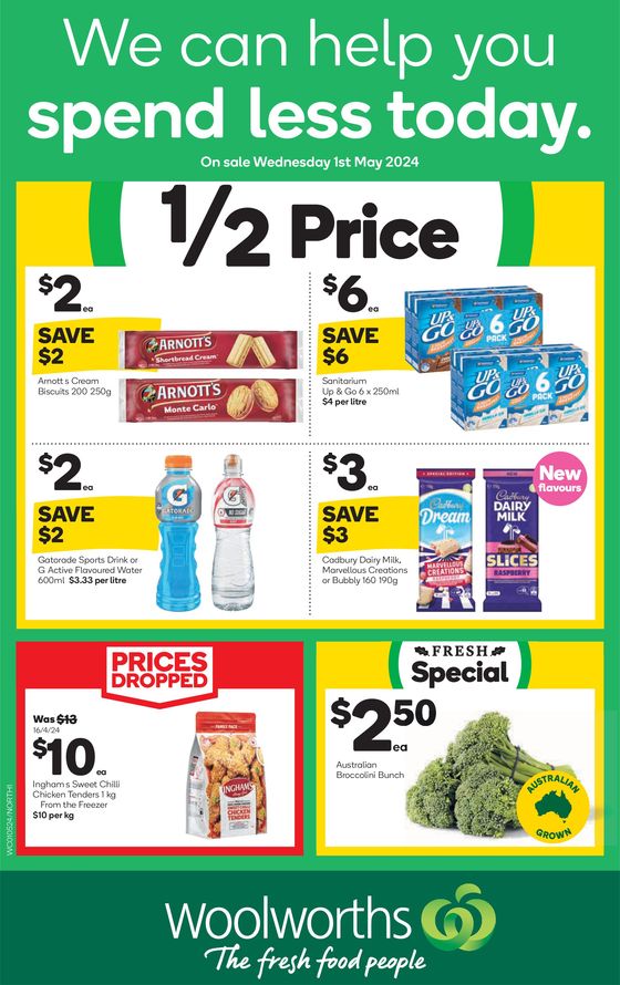 Woolworths catalogue in Casino NSW | Weekly Specials - 01/05 | 01/05/2024 - 07/05/2024