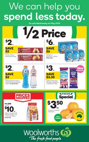 Groceries offers in Alice Springs NT | Weekly Specials - 01/05 in Woolworths | 01/05/2024 - 07/05/2024