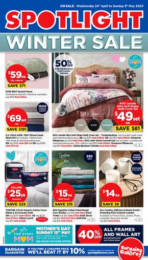 Spotlight catalogue in Maitland NSW | Winter Sale | 24/04/2024 - 05/05/2024