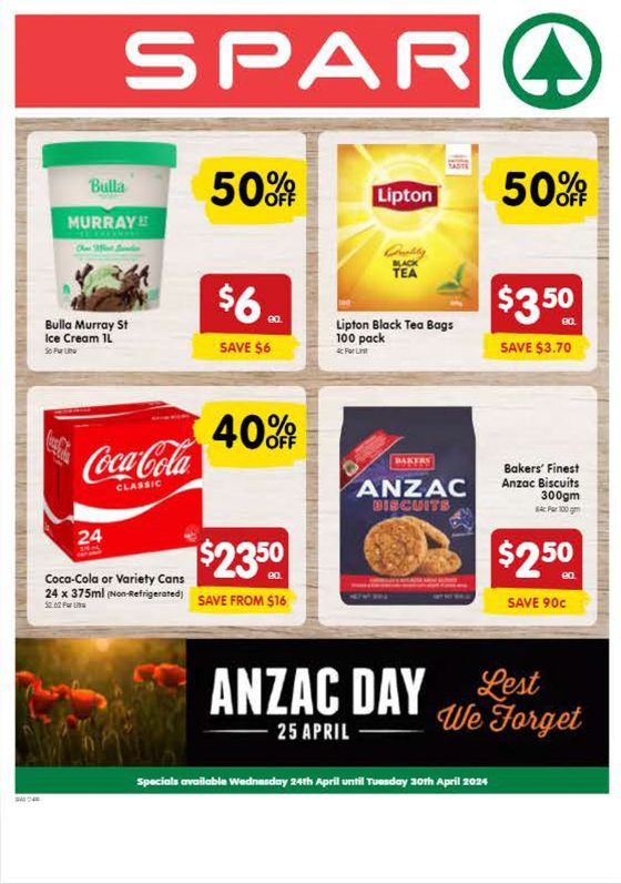SPAR catalogue in Toowoomba QLD | Spar 24/04 | 24/04/2024 - 30/04/2024