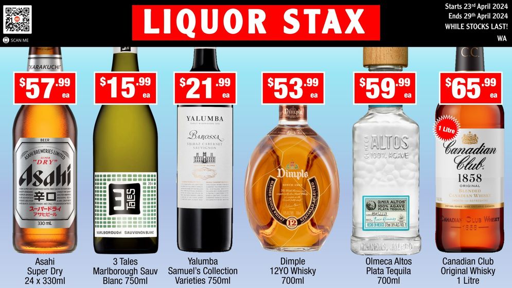Liquor Stax catalogue in Bunbury WA | Weekly Specials | 24/04/2024 - 29/04/2024