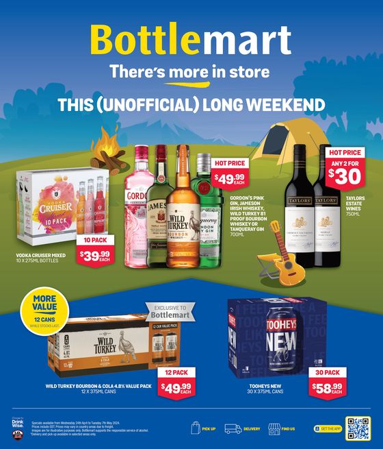 Bottlemart catalogue in Kurri Kurri NSW | This (Unofficial) Long Weekend | 24/04/2024 - 07/05/2024