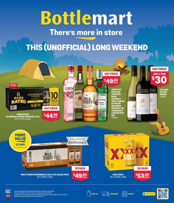 Bottlemart catalogue in Moore Park Beach | This (Unofficial) Long Weekend | 24/04/2024 - 07/05/2024