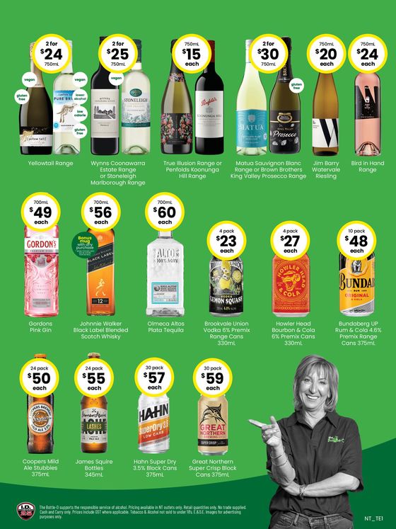 The Bottle-O catalogue in Palmerston City NT | Good Value Booze, For Good Value People 29/04 | 29/04/2024 - 12/05/2024