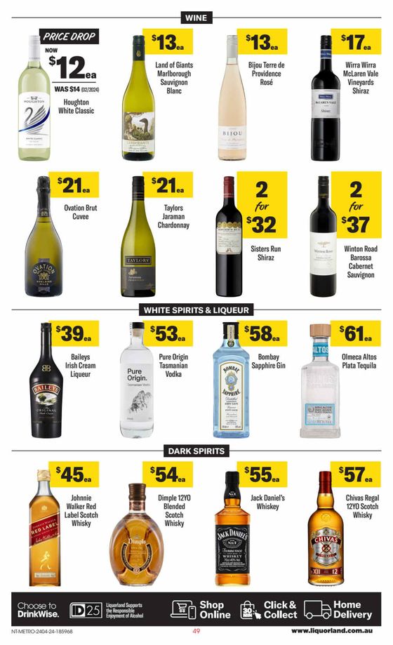 Liquorland catalogue in Millner NT | Weekly Specials | 24/04/2024 - 30/04/2024