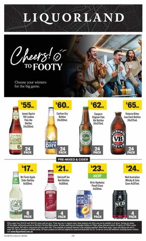Liquor offers in Coolalinga NT | Weekly Specials in Liquorland | 24/04/2024 - 30/04/2024