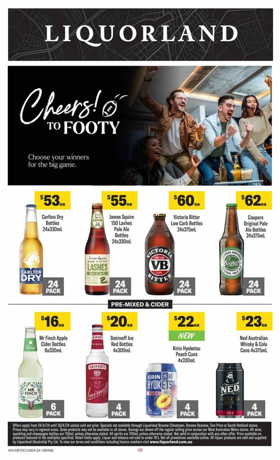 Liquorland catalogue in Bedford WA | Weekly Specials | 24/04/2024 - 30/04/2024