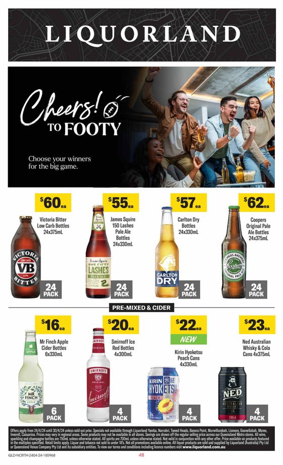 Liquorland catalogue in Townsville QLD | Weekly Specials | 24/04/2024 - 30/04/2024