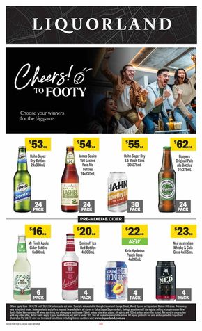 Liquor offers in Cooma NSW | Weekly Specials in Liquorland | 24/04/2024 - 30/04/2024