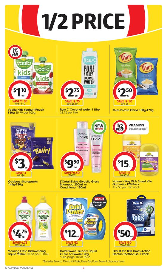 Coles catalogue in Brisbane QLD | Great Value. Hands Down. - 1st May | 01/05/2024 - 07/05/2024