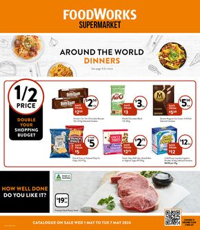 Groceries offers in Yarra Glen VIC | Picks Of The Week in Foodworks | 01/05/2024 - 07/05/2024