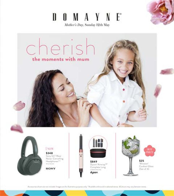 Domayne catalogue in Ryde NSW | Mother's Day | 26/04/2024 - 12/05/2024