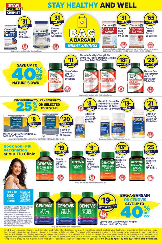 Star Discount Chemist catalogue in Emu Park QLD | Great Savings | 26/04/2024 - 19/05/2024