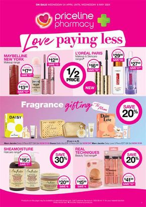 Health & Beauty offers in Renmark SA | Love Paying Less in Priceline | 26/04/2024 - 08/05/2024
