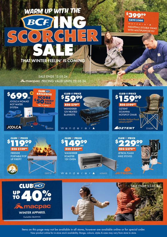 BCF catalogue in Launceston TAS | Warm Up With The BCFing Scorcher Sale | 29/04/2024 - 13/05/2024