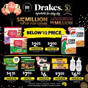 Groceries offers in Ripley QLD | Drakes 01/05 in Drakes | 01/05/2024 - 07/05/2024