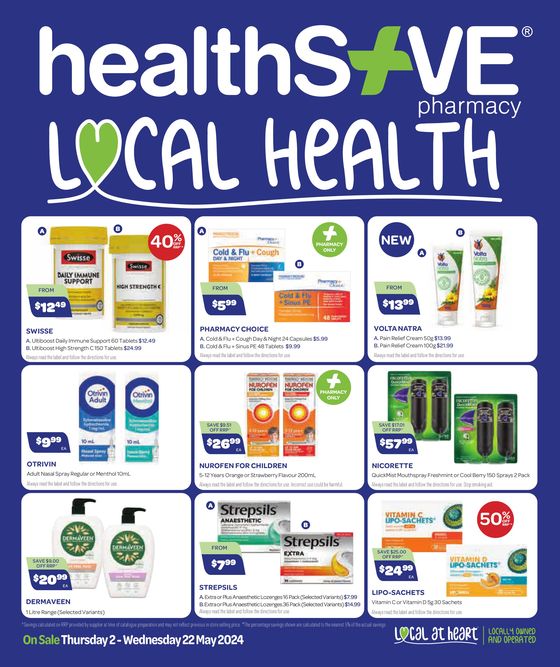 Health Save catalogue in Hurstville NSW | Local Health | 02/05/2024 - 22/05/2024