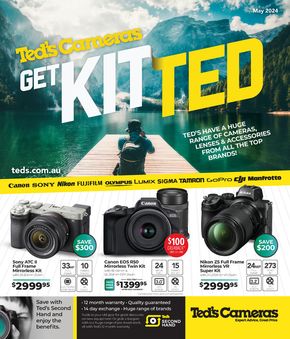 Electronics & Office offers in Sydney NSW | May 2024 Catalogue in Ted's Cameras | 29/04/2024 - 02/06/2024