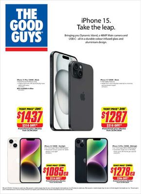 The Good Guys catalogue in Melton VIC | iPhone 15. Take The Leap. | 29/04/2024 - 05/05/2024
