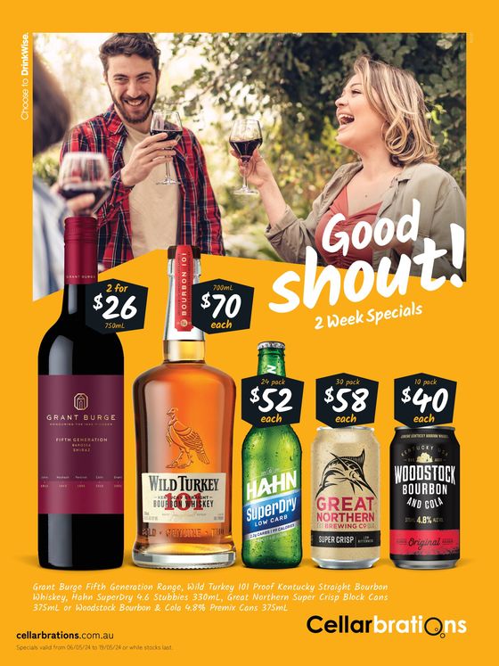 Cellarbrations catalogue in Bungendore NSW | Good Shout! 06/05 | 06/05/2024 - 19/05/2024