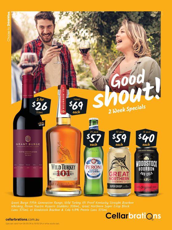 Cellarbrations catalogue in Broken Hill NSW | Good Shout! 06/05 | 06/05/2024 - 19/05/2024