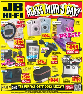 JB Hi Fi catalogue in Canberra ACT | Make Mum’s Day! | 02/05/2024 - 12/05/2024