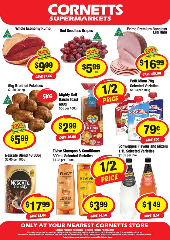 CORNETTS catalogue in Townsville QLD | Weekly Specials | 01/05/2024 - 07/05/2024