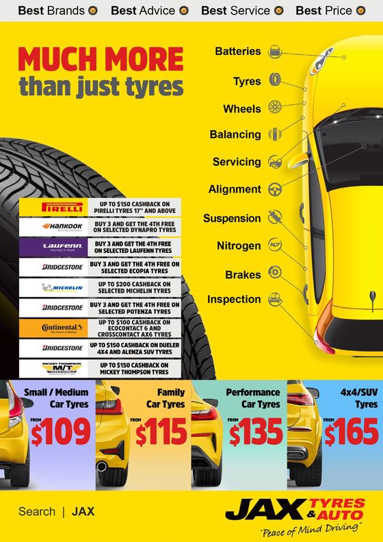 JAX Tyres catalogue in Green Point NSW | May 2024 | 01/05/2024 - 31/05/2024