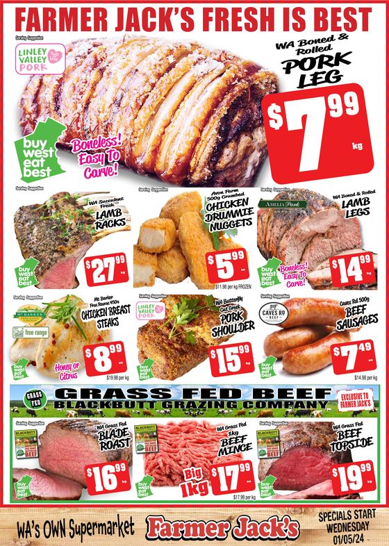 Farmer Jack's catalogue in Perth WA | Weekly Specials | 02/05/2024 - 07/05/2024