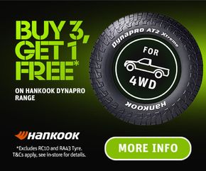 Hardware & Auto offers in Waroona WA | May 2024 Specials in City Discount Tyres | 02/05/2024 - 31/05/2024