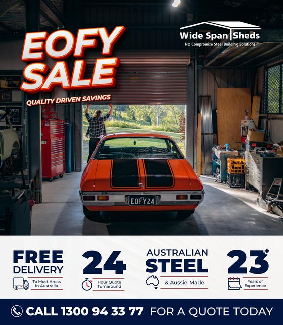 Wide Span Sheds catalogue in Narrandera NSW | EOFY Sale | 02/05/2024 - 31/05/2024
