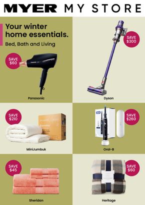 Department Stores offers in Stonnington VIC | Essentials #2 SoftGoods in Myer | 07/05/2024 - 26/05/2024