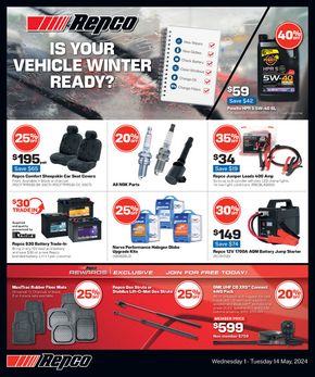 Hardware & Auto offers in Iluka NSW | Is Your Vehicle Winter Ready? in Repco | 02/05/2024 - 14/05/2024