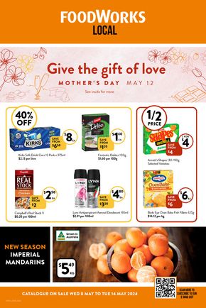 Groceries offers in Angle Vale SA | Picks Of The Week in Foodworks | 08/05/2024 - 14/05/2024