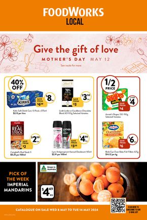 Groceries offers in Clarence Town NSW | Picks Of The Week in Foodworks | 08/05/2024 - 14/05/2024