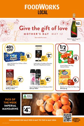 Groceries offers in Bonny Hills NSW | Picks Of The Week in Foodworks | 08/05/2024 - 14/05/2024