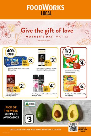 Groceries offers in Howard QLD | Picks Of The Week in Foodworks | 08/05/2024 - 14/05/2024