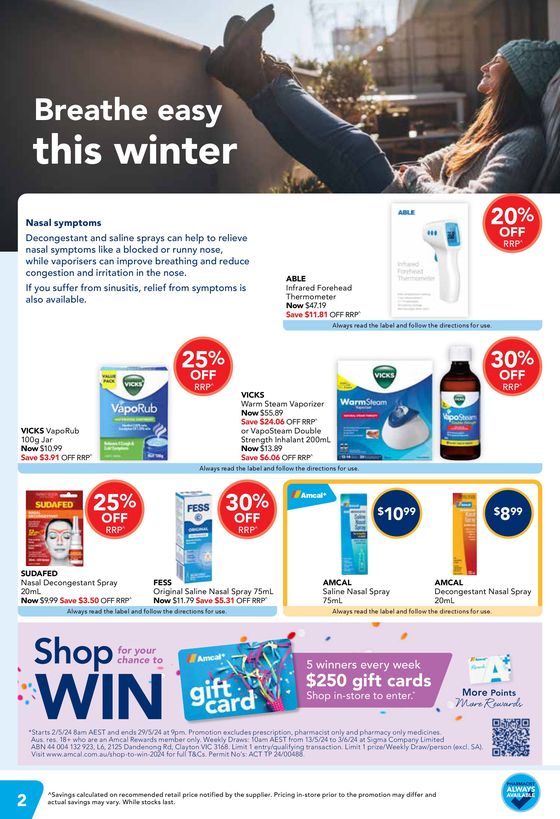 Amcal catalogue in Hobart TAS | Wrap Up In Wellness | 02/05/2024 - 12/05/2024