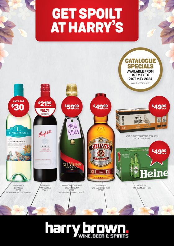Harry Brown catalogue in Redcliffe City QLD | Get Spoilt at Harry's | 02/05/2024 - 21/05/2024