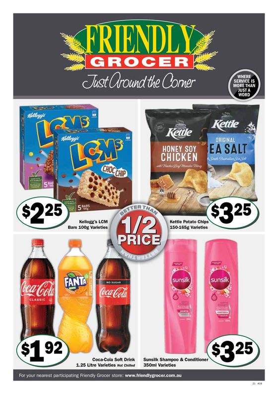 Friendly Grocer catalogue in Jubilee Pocket | Just Around The Corner | 02/05/2024 - 07/05/2024