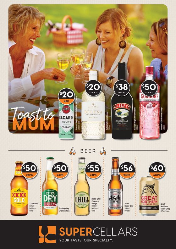 Super Cellars catalogue in Toowoomba QLD | Your Taste. Our Specialty | 02/05/2024 - 14/05/2024